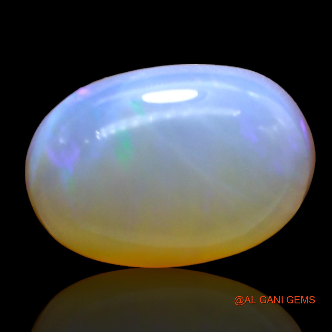 7.00 Cts Natural Australian Fire Opal Loose Gemstone Oval Cabochon 16x11x6 mm AC-318