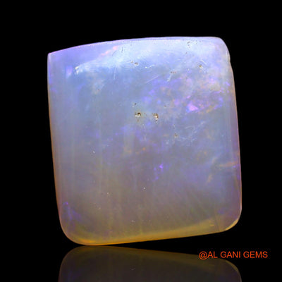 5.00 Cts Natural Australian Fire Opal Loose Gemstone Square Cabochon 13x12x4 mm AC-319