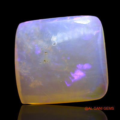 5.00 Cts Natural Australian Fire Opal Loose Gemstone Square Cabochon 13x12x4 mm AC-319