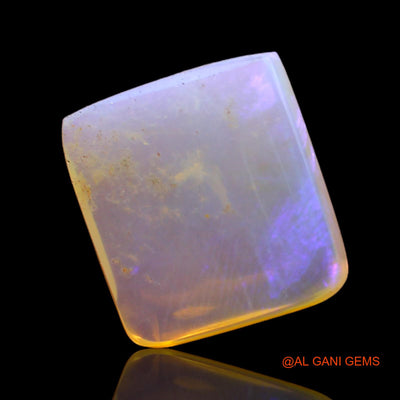 5.00 Cts Natural Australian Fire Opal Loose Gemstone Square Cabochon 13x12x4 mm AC-319