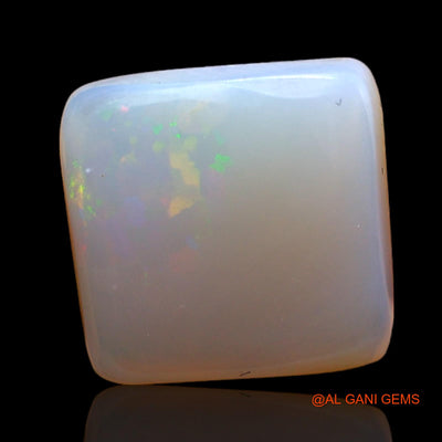 Natural Untreated Fire Opal Loose Gemstone Square Cabochon From Australia 4.00 Cts 12x12x4 mm AC-320