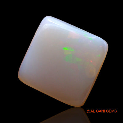 Natural Untreated Fire Opal Loose Gemstone Square Cabochon From Australia 4.00 Cts 12x12x4 mm AC-320