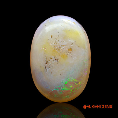 6.00 Cts Natural Australian Fire Opal Loose Gemstone Oval Cabochon 16x11x5 mm AC-321