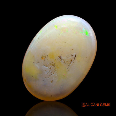 6.00 Cts Natural Australian Fire Opal Loose Gemstone Oval Cabochon 16x11x5 mm AC-321