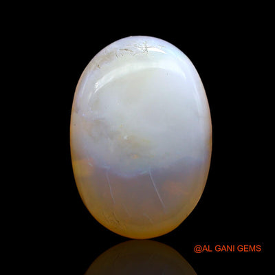 6.00 Cts Natural Australian Fire Opal Loose Gemstone Oval Cabochon 16x11x5 mm AC-321