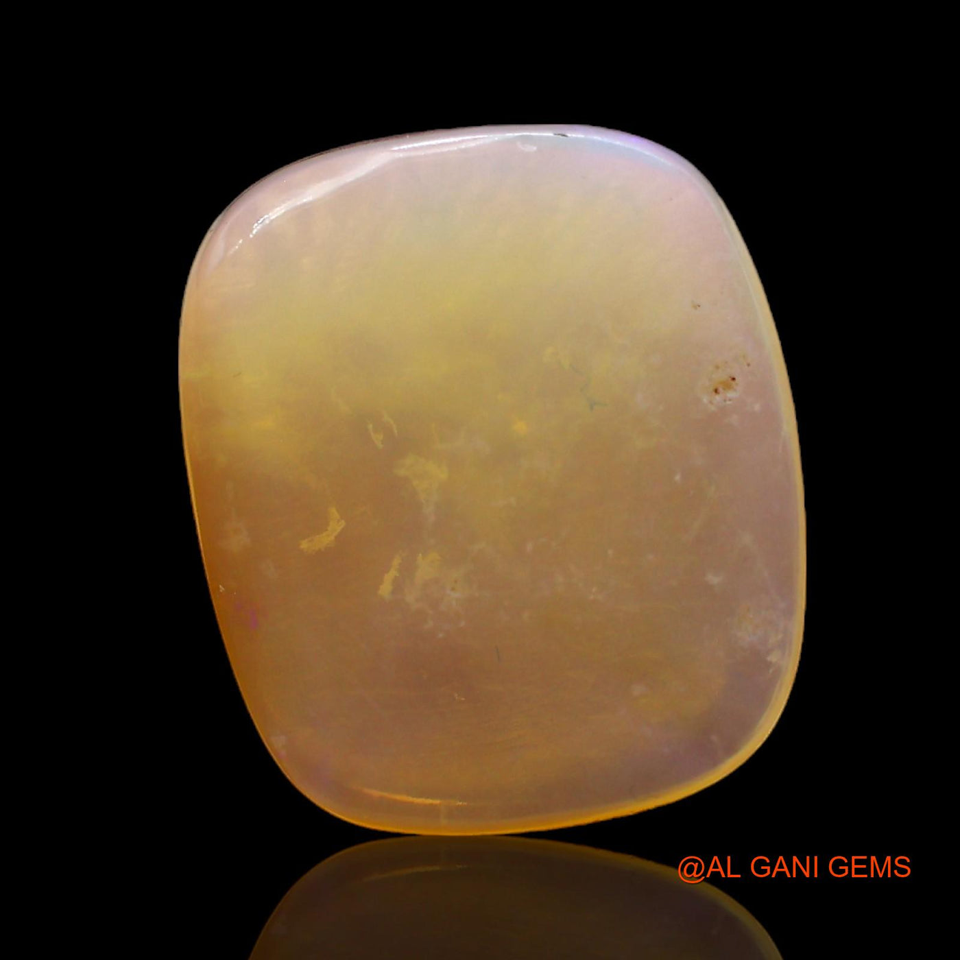 4.00 Cts Natural Australian Fire Opal Oval Cabochon Loose Gemstone For Jewelry 14x12x3 mm AC-322