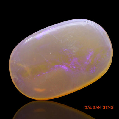 Natural Untreated Fire Opal Loose Gemstone Oval Cabochon From Australia 4.00 Cts 16x11x3 mm AC-323