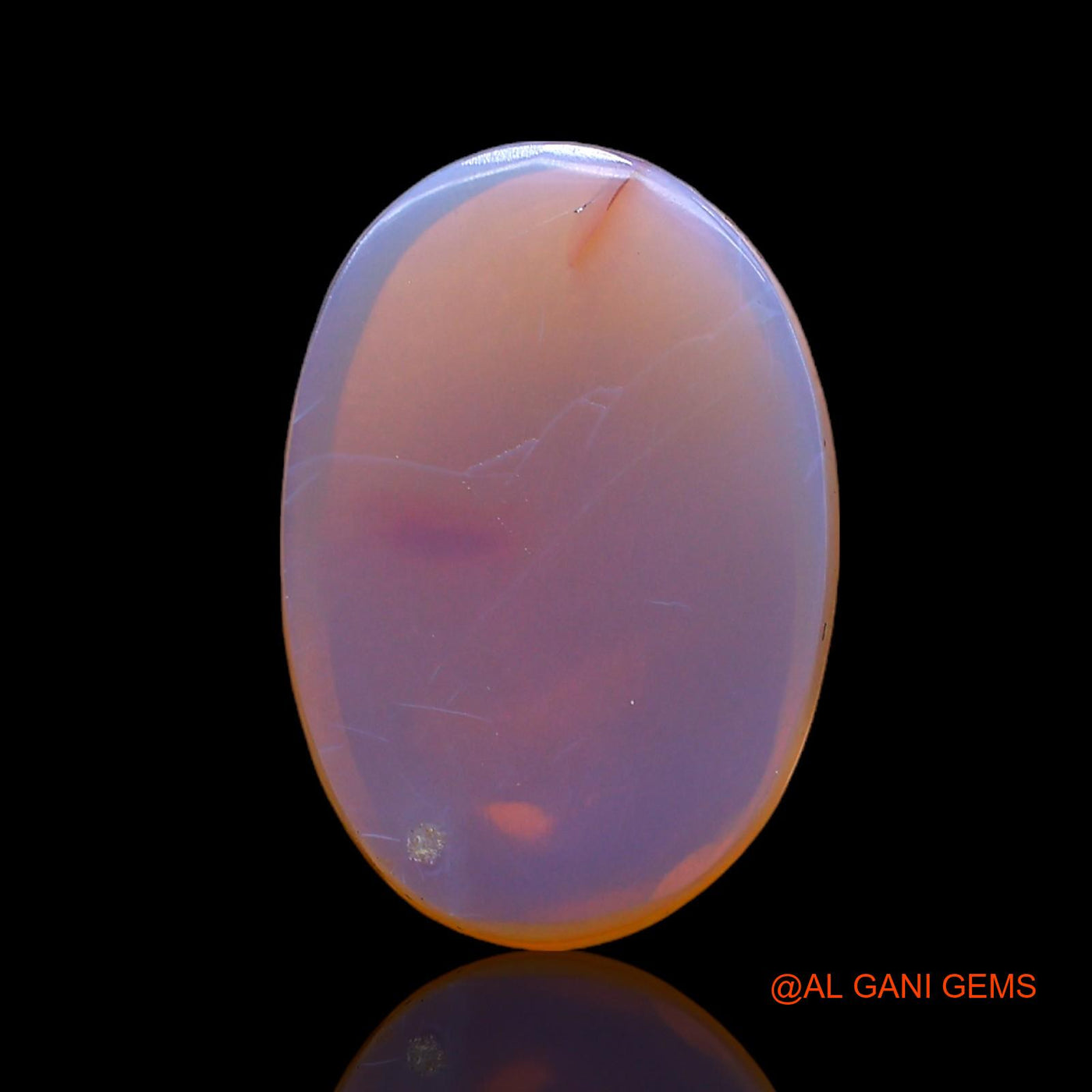 Natural Fire Opal Gemstone 5.00 Cts Loose Oval Cabochon From Australia 16x11x4 mm AC-324
