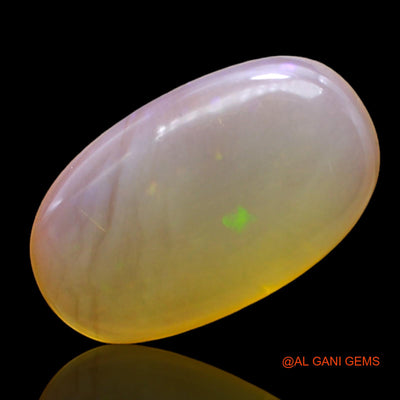 Natural Untreated Fire Opal Loose Gemstone Oval Cabochon From Australia 5.00 Cts 16x10x4 mm AC-325