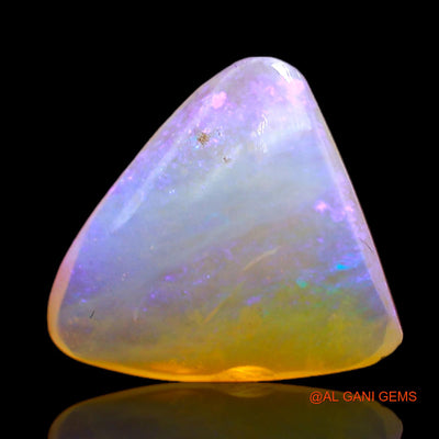 3.00 Cts Natural Australian Fire Opal Trillion Cabochon Loose Gemstone For Jewelry 13x12x4 mm AC-326