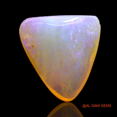 3.00 Cts Natural Australian Fire Opal Trillion Cabochon Loose Gemstone For Jewelry 13x12x4 mm AC-326