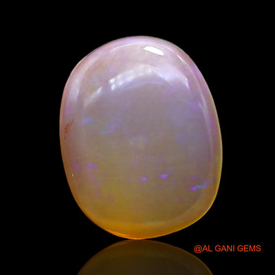 4.00 Cts Natural Australian Fire Opal Loose Gemstone Oval Cabochon 14x11x3 mm AC-327