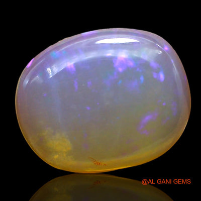 4.00 Cts Natural Australian Fire Opal Loose Gemstone Oval Cabochon 14x11x3 mm AC-327