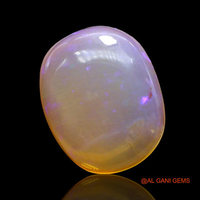 4.00 Cts Natural Australian Fire Opal Loose Gemstone Oval Cabochon 14x11x3 mm AC-327