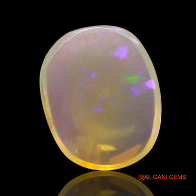 4.00 Cts Natural Australian Fire Opal Loose Gemstone Oval Cabochon 14x11x3 mm AC-327