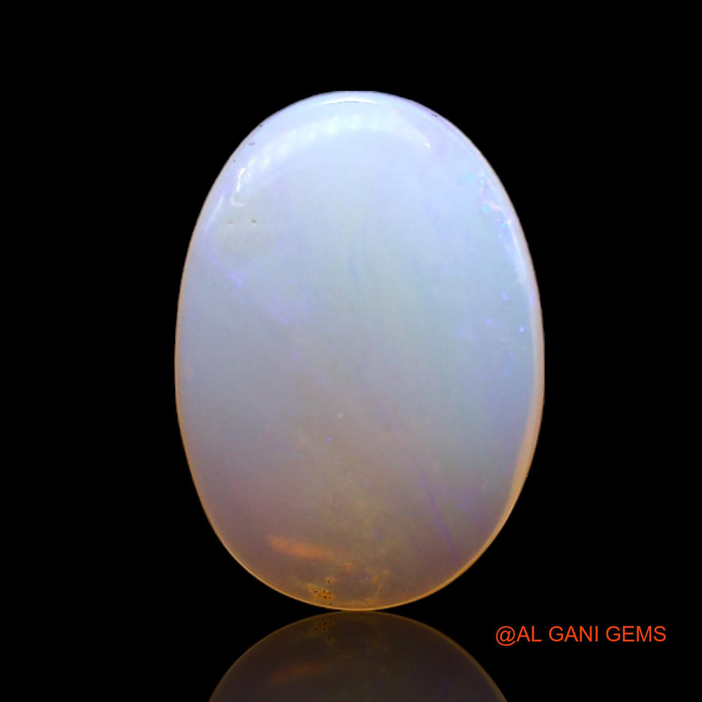 Natural Untreated Fire Opal Loose Gemstone Oval Cabochon From Australia 4.00 Cts 15x10x4 mm AC-328
