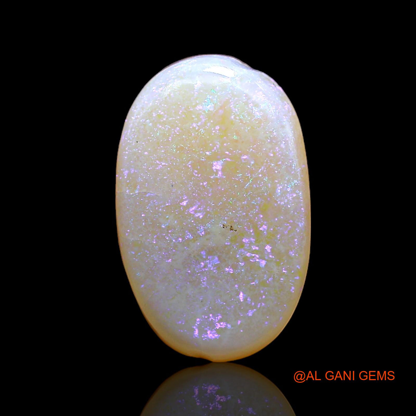 3.00 Cts Natural Australian Fire Opal Loose Gemstone Oval Cabochon 15x10x3 mm AC-329