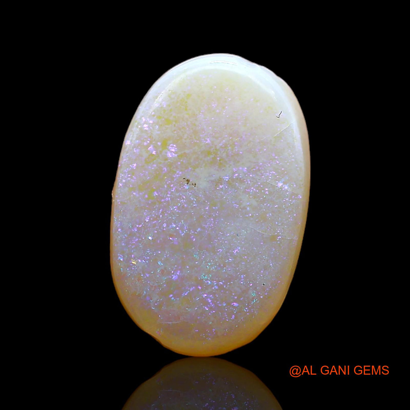 3.00 Cts Natural Australian Fire Opal Loose Gemstone Oval Cabochon 15x10x3 mm AC-329