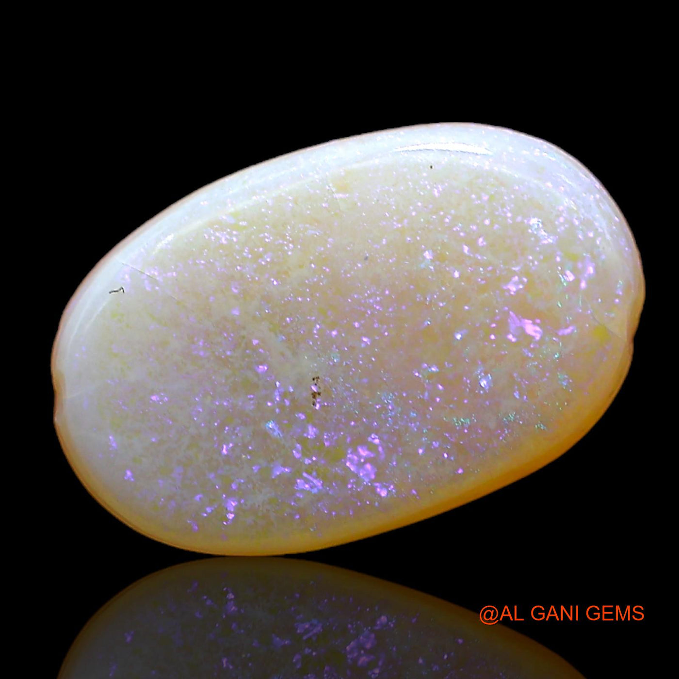 3.00 Cts Natural Australian Fire Opal Loose Gemstone Oval Cabochon 15x10x3 mm AC-329