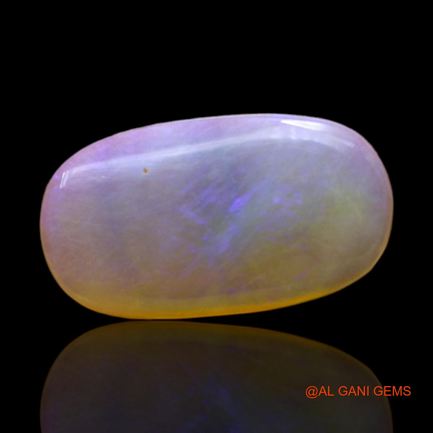 6.00 Cts Natural Australian Fire Opal Loose Gemstone Oval Cabochon 21x12x3 mm AC-32