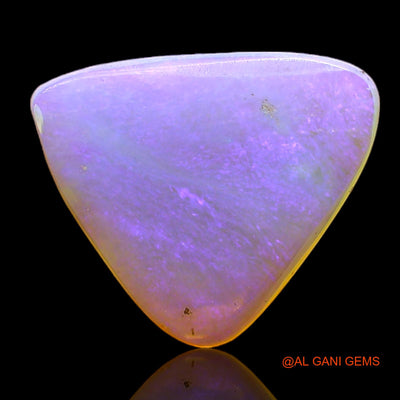 2.00 Cts Natural Australian Fire Opal Trillion Cabochon Loose Gemstone For Jewelry 13x13x2 mm AC-330