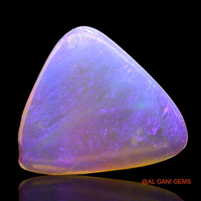 2.00 Cts Natural Australian Fire Opal Trillion Cabochon Loose Gemstone For Jewelry 13x13x2 mm AC-330