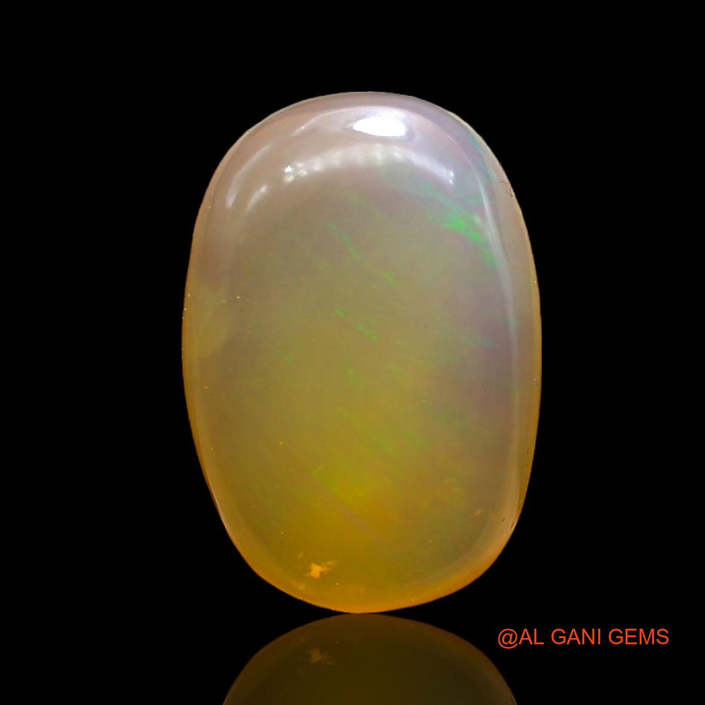 6.00 Cts Unheated Australian Fire Opal Loose Gemstone Oval Cabochon Natural 15x10x5 mm AC-331
