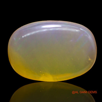 6.00 Cts Unheated Australian Fire Opal Loose Gemstone Oval Cabochon Natural 15x10x5 mm AC-331