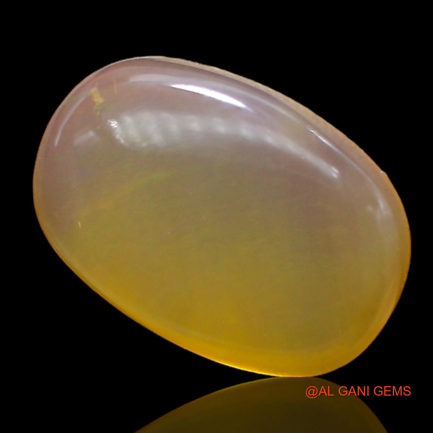 6.00 Cts Unheated Australian Fire Opal Loose Gemstone Oval Cabochon Natural 15x10x5 mm AC-331