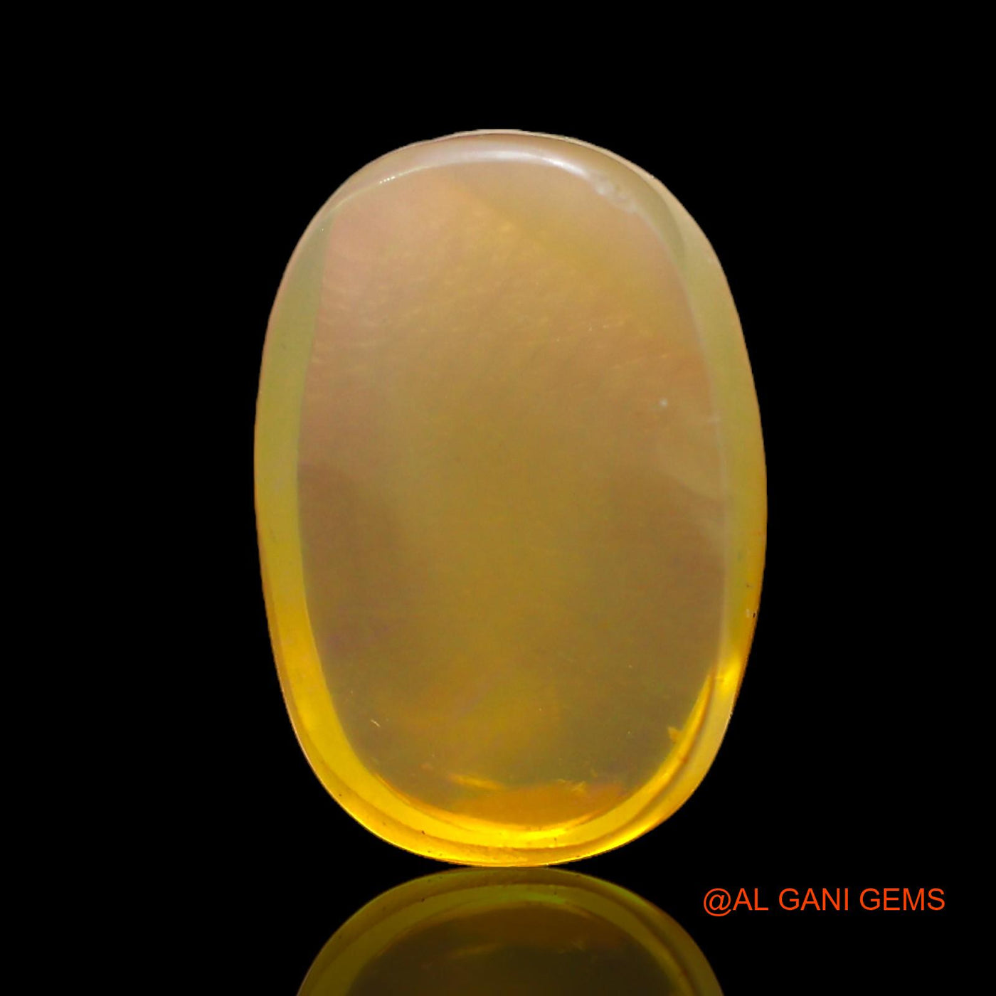 6.00 Cts Unheated Australian Fire Opal Loose Gemstone Oval Cabochon Natural 15x10x5 mm AC-331