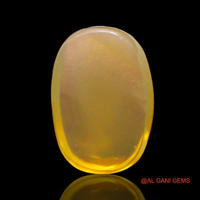 6.00 Cts Unheated Australian Fire Opal Loose Gemstone Oval Cabochon Natural 15x10x5 mm AC-331