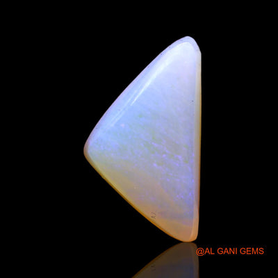 Natural Untreated Fire Opal Loose Gemstone Trillion Cabochon From Australia 4.00 Cts 16x9x5 mm AC-333