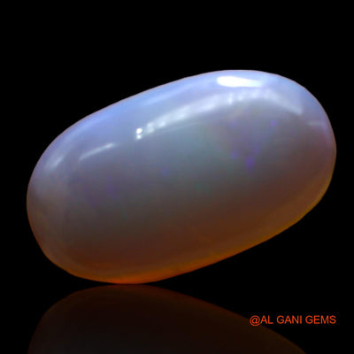 Natural Untreated Fire Opal Loose Gemstone Oval Cabochon From Australia 4.00 Cts 16x9x4 mm AC-334