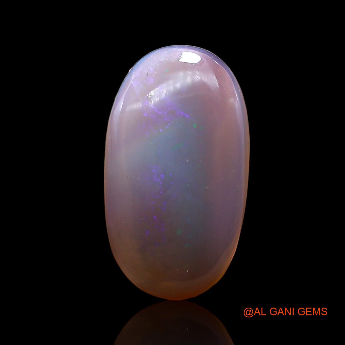 Natural Untreated Fire Opal Loose Gemstone Oval Cabochon From Australia 4.00 Cts 16x9x4 mm AC-334