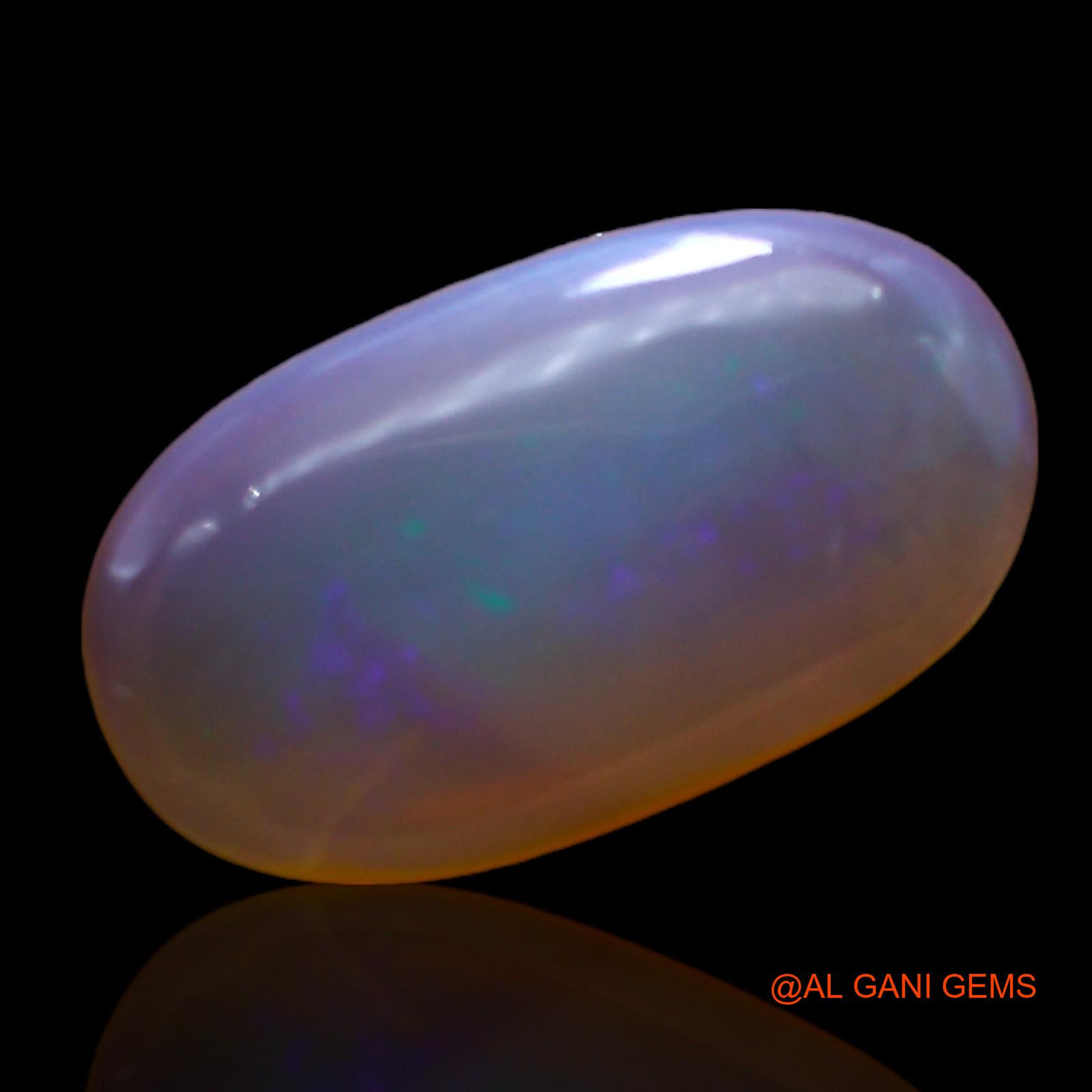Natural Untreated Fire Opal Loose Gemstone Oval Cabochon From Australia 4.00 Cts 16x9x4 mm AC-334