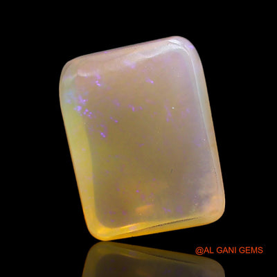 5.00 Cts Natural Australian Fire Opal Loose Gemstone Square Cabochon 13x10x5 mm AC-335