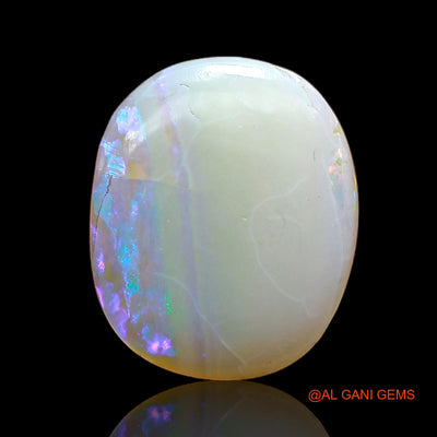 3.00 Cts Unheated Australian Fire Opal Loose Gemstone Oval Cabochon Natural 14x11x3 mm AC-337