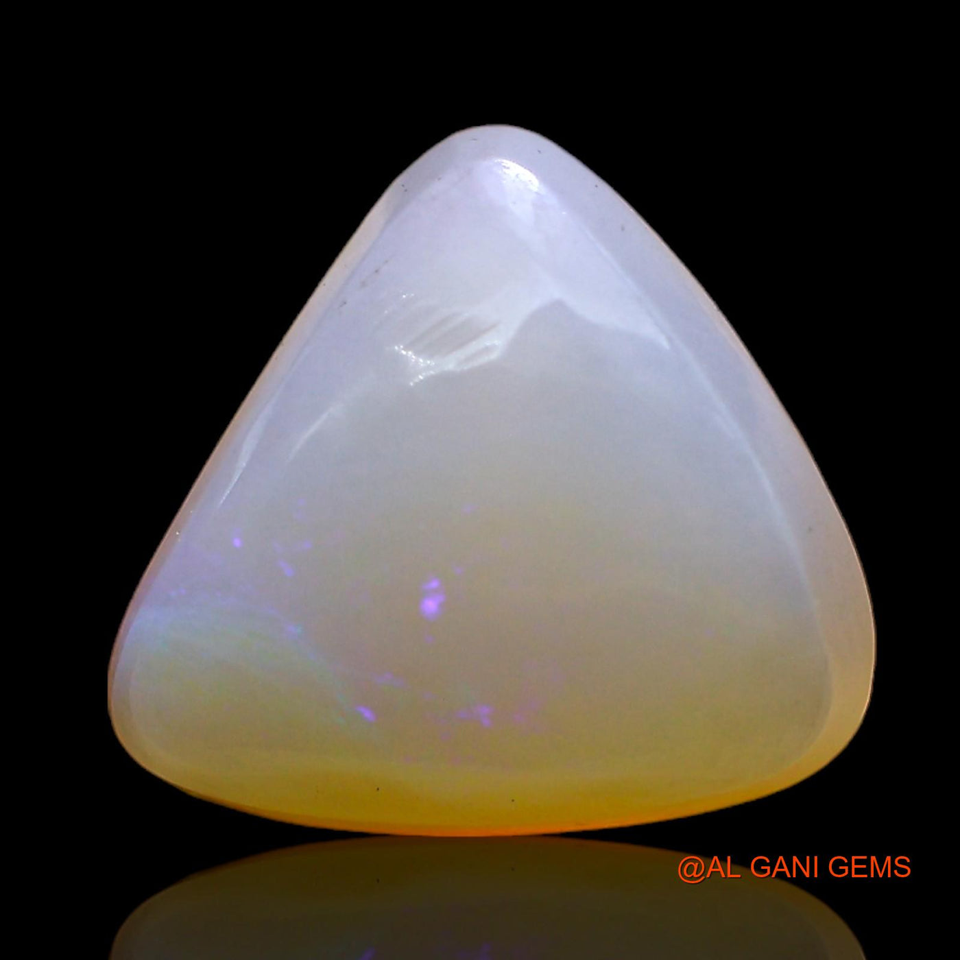 6.00 Cts Natural Australian Fire Opal Trillion Cabochon Loose Gemstone For Jewelry 13x12x6 mm AC-339