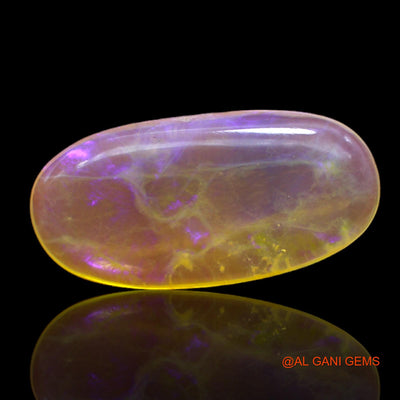 5.00 Cts Natural Australian Fire Opal Loose Gemstone Oval Cabochon 21x10x3 mm AC-33