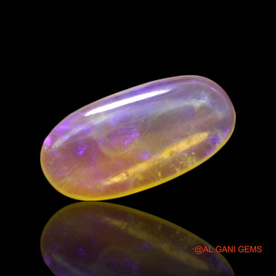 5.00 Cts Natural Australian Fire Opal Loose Gemstone Oval Cabochon 21x10x3 mm AC-33
