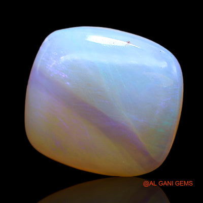 Natural Untreated Fire Opal Loose Gemstone Square Cabochon From Australia 4.00 Cts 12x11x3 mm AC-341