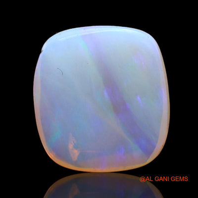 Natural Untreated Fire Opal Loose Gemstone Square Cabochon From Australia 4.00 Cts 12x11x3 mm AC-341