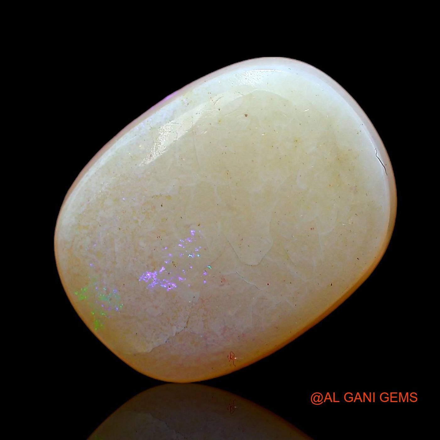 5.00 Cts Natural Australian Fire Opal Loose Gemstone Oval Cabochon 13x10x5 mm AC-342