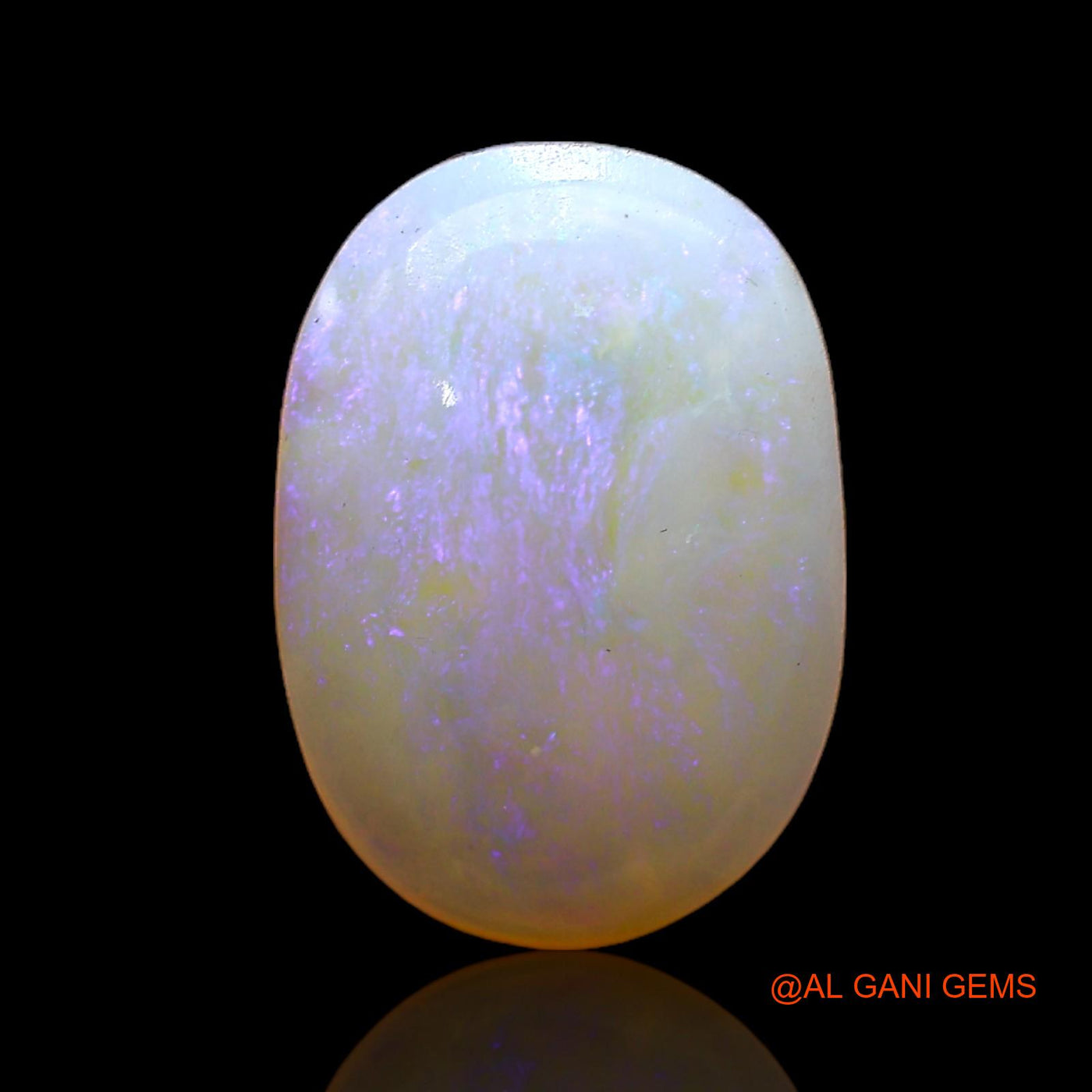 3.00 Cts Natural Australian Fire Opal Loose Gemstone Oval Cabochon 14x10x4 mm AC-346