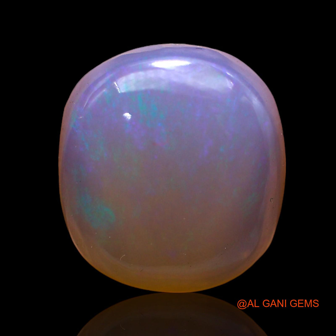 6.00 Cts Unheated Australian Fire Opal Loose Gemstone Oval Cabochon Natural 13x12x5 mm AC-347