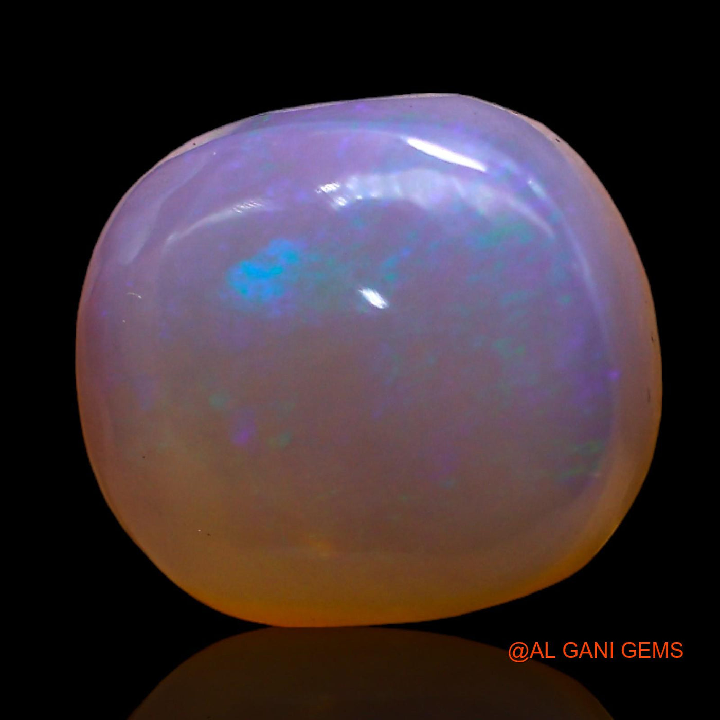 6.00 Cts Unheated Australian Fire Opal Loose Gemstone Oval Cabochon Natural 13x12x5 mm AC-347