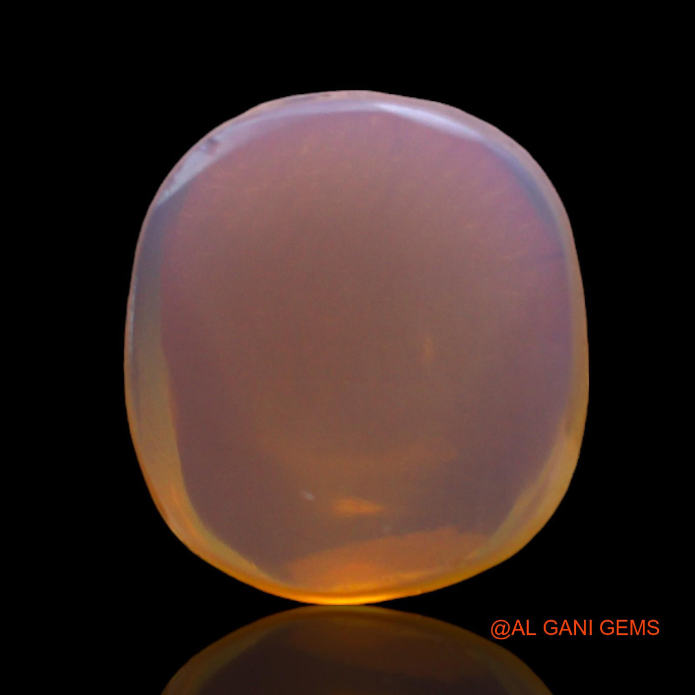 6.00 Cts Unheated Australian Fire Opal Loose Gemstone Oval Cabochon Natural 13x12x5 mm AC-347