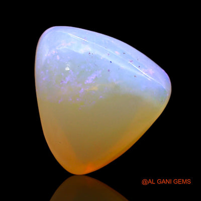 5.00 Cts Natural Australian Fire Opal Loose Gemstone Trillion Cabochon 13x11x7 mm AC-348