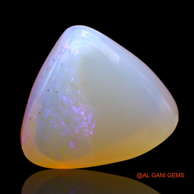 5.00 Cts Natural Australian Fire Opal Loose Gemstone Trillion Cabochon 13x11x7 mm AC-348