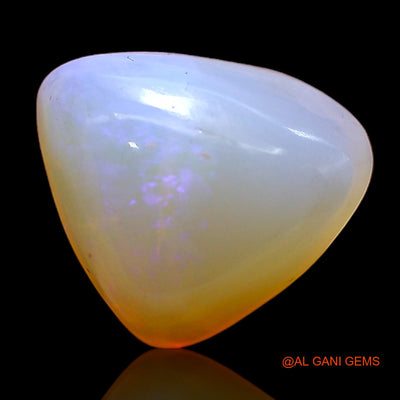 5.00 Cts Natural Australian Fire Opal Loose Gemstone Trillion Cabochon 13x11x7 mm AC-348